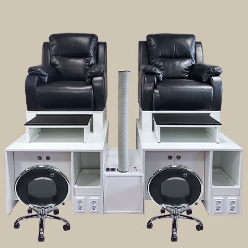 앙뜨레 2인 스텝 흡진건식 스파세트 <small>[네일패디가구]</small>