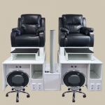 앙뜨레 2인 스텝 흡진건식 스파세트 <small>[네일패디가구]</small>