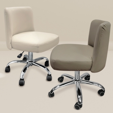 밀크 네일샵의자 <small>[바퀴 이동형 시술의자]</small>