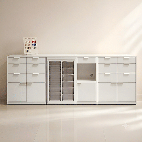 포레 온장고 수납장 세트 <small>[네일수납장]</small>