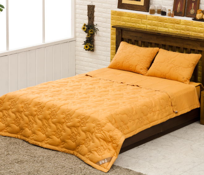 황토차렵이불_줄기장미