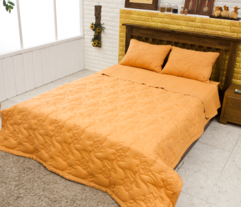 황토차렵이불_줄기장미