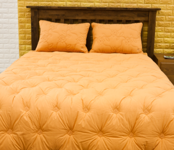 황토차렵이불_장미무늬