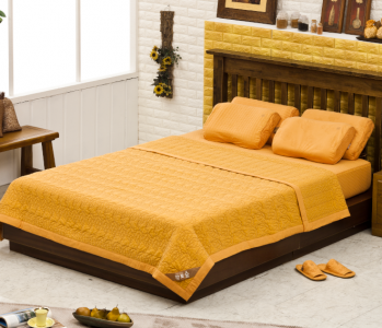 황토 편백향기담은이불_나뭇잎