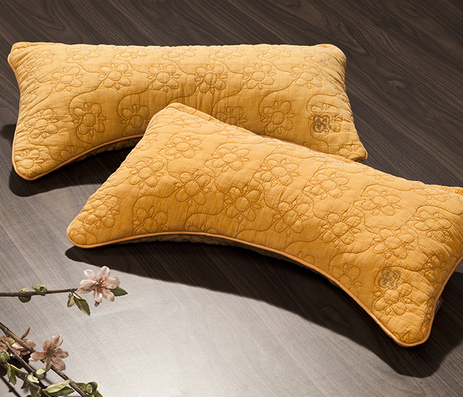 황토 편백향기 커브베개