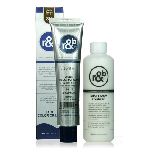 [덤핑특가][우신] r＆b(알앤비) 쟈드 피오레 칼라 크림 1제 120g,2제 120ml/240ml