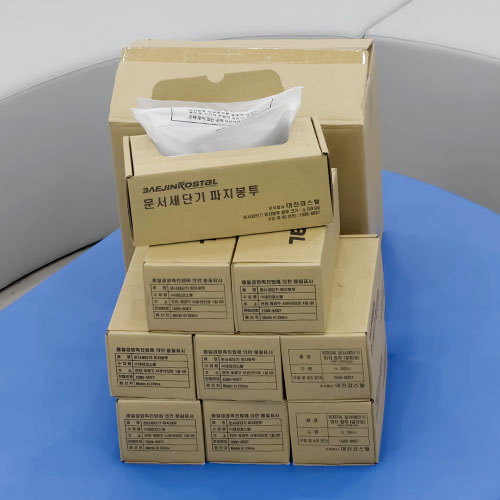 롤형 세단기봉투(소)(파지비닐)50매 (9박스) (배송비무료)