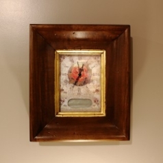 [이태리] 토스카나 장미꽃그림시계-추 (300*350mm)