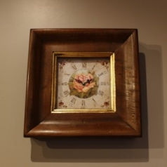 [이태리] 토스카나 사각벽시계-장미 (340*340mm)