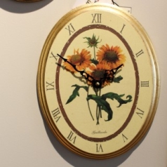 [이태리] 토스카나 AW5 타원시계-해바라기 (200*260mm)