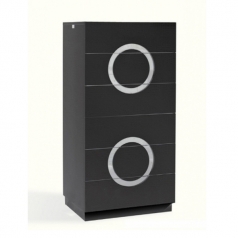 [A&X] 알마니 536 Ovidius Black Lacquer Chest 6단[600*450*1180][블랙,레드,화이트]