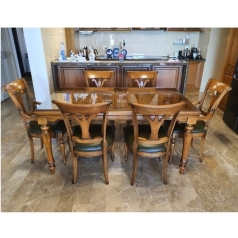 [이태리] P. 니콜라 원목 6인 식탁