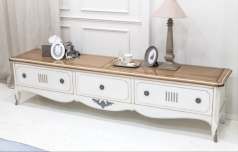 HMF - 드마리에 750 제이슨 화이트,그레이 거실장