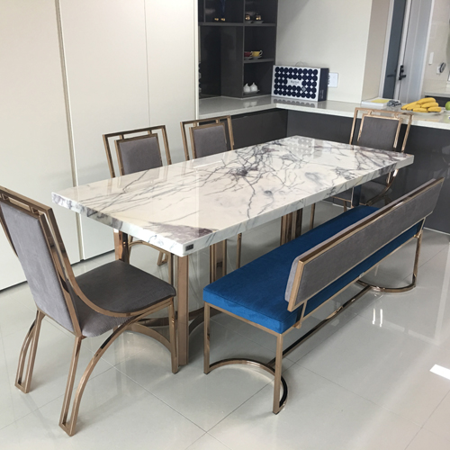 [A&X] 알마니 - 0246 천연대리석 6인식탁 [진열특별세일]