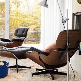 밀러 700 라운지 체어 세트(의자+오토만)