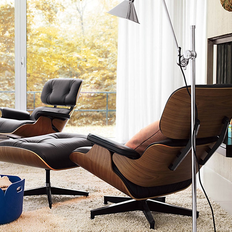 밀러 700 라운지 체어 세트(의자+오토만)