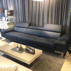 [이태리] 니꼴 아치오네 (블루그린) 리클 소파[302*108*74]