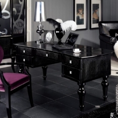 [A&X] 알마니 702 Modern Black 서재책상(1800*845*780)