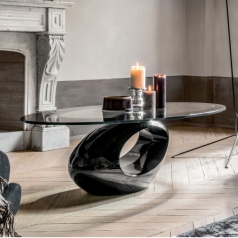 [이태리] 토닌 까사 두바이 DUBAI 커피 테이블(블랙,화이트)[1200*700*380]