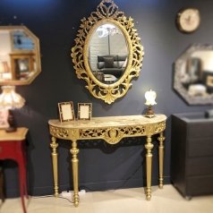 [이태리] 발라비오882 콘솔 (1280/370/870)[아이보리대리석][진열특별세일]