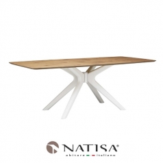 [이태리] 나티샤 루트 테이블 (다리색상2가지:화이트,블랙)