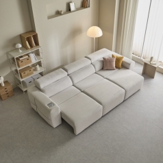 HKV - 컨템포 3인, 4인 슬라이딩 소파 [기능성원단]