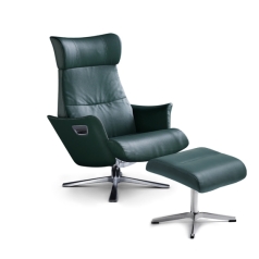 [스웨덴] Conform 컨펌 비영 1인체어 +스툴 (TEAL색상)