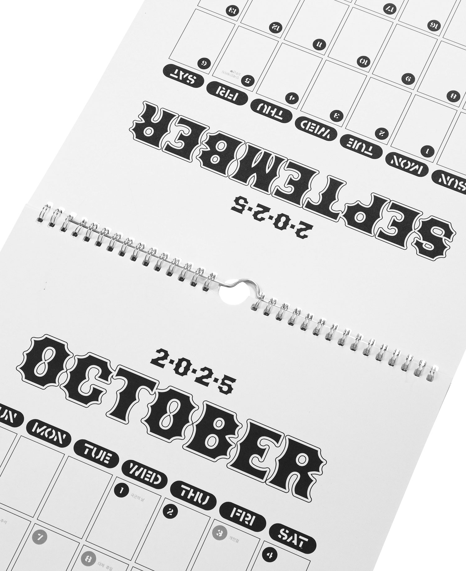 INSANE 2025 WALL CALENDAR_OFF WHITE