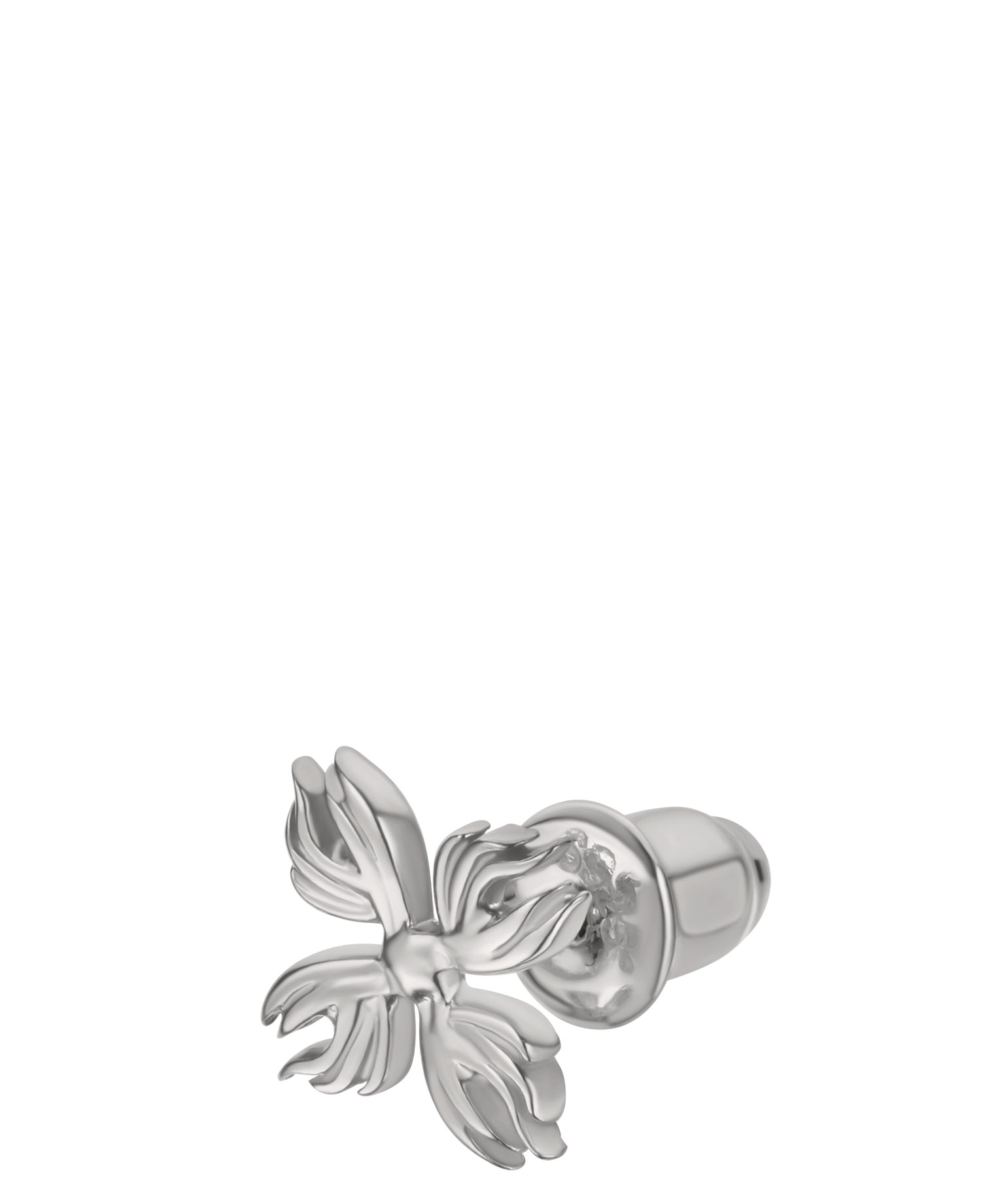 INSANE FLAME CLOVER EARRINGS_SILVER