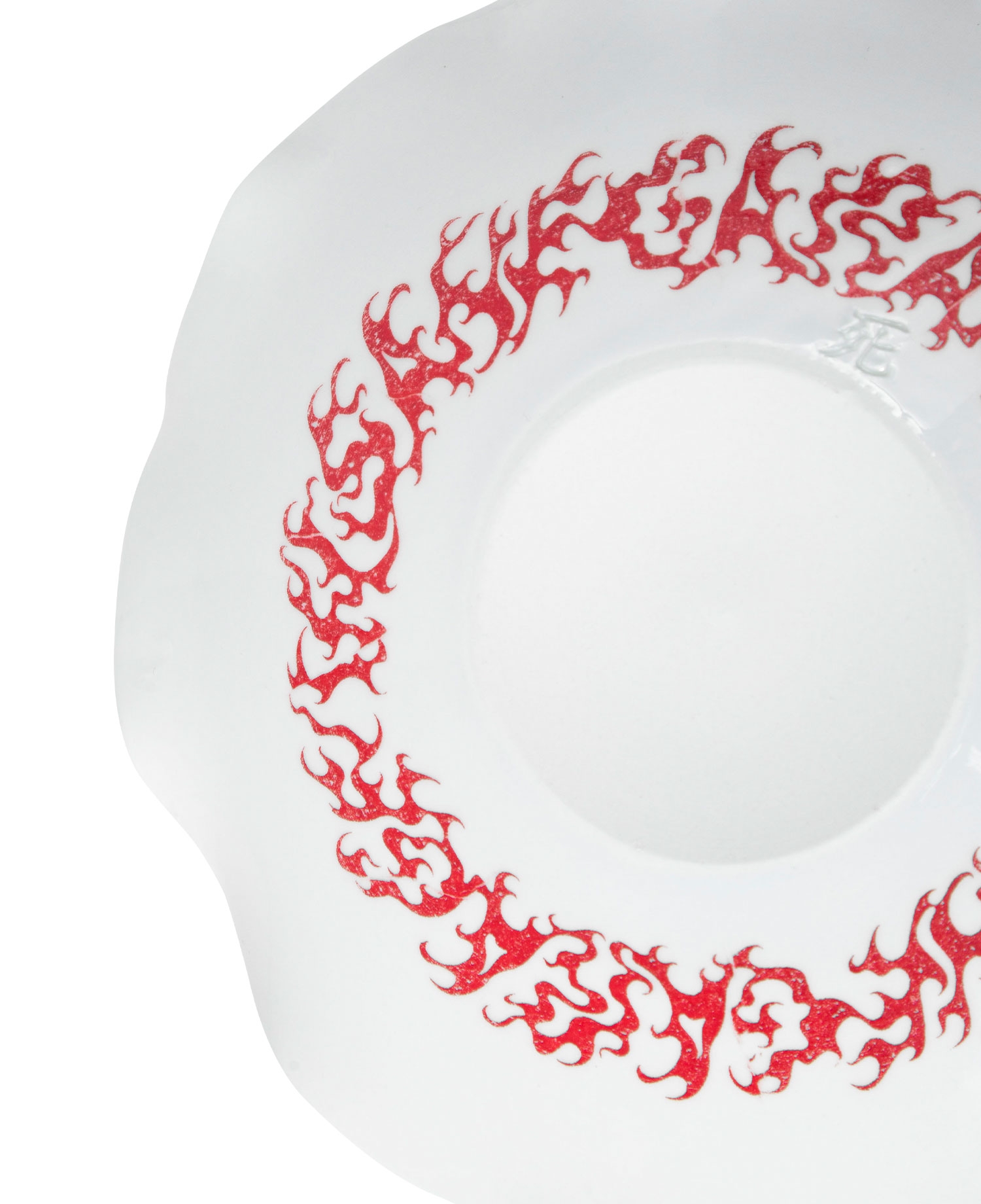 SHINIKATA FLAME PIERCING PLATE_OFF WHITE