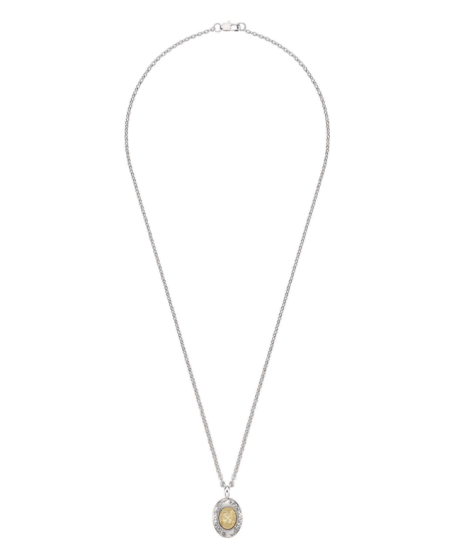 INSANE FLAME CLOVER PENDANT NECKLACE_MULTI