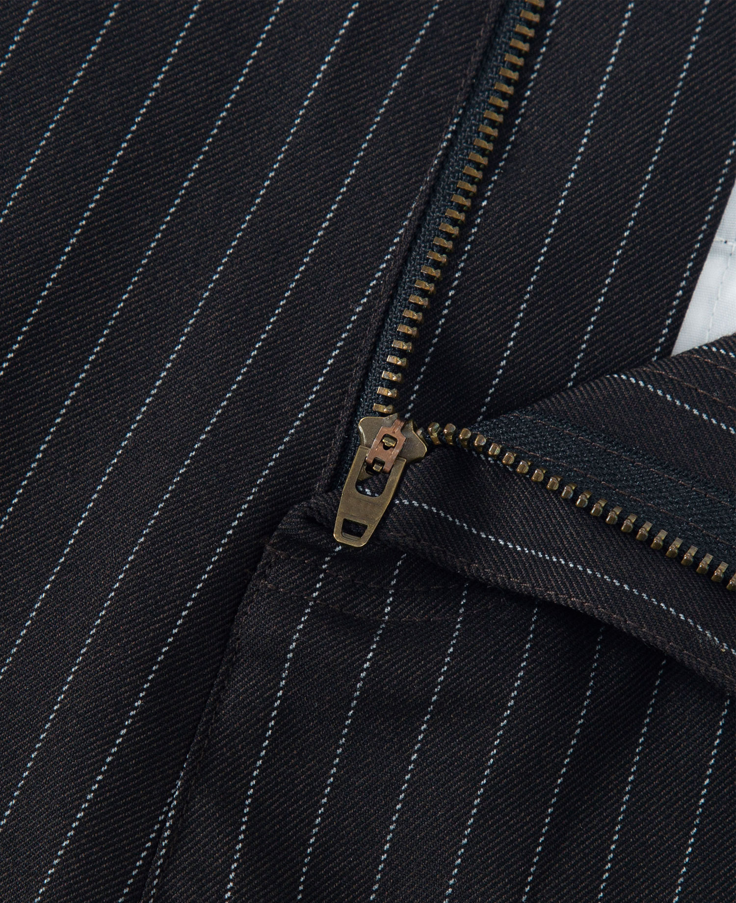 INSANE TAILORED PIN STRIPE SLACKS_BROWN