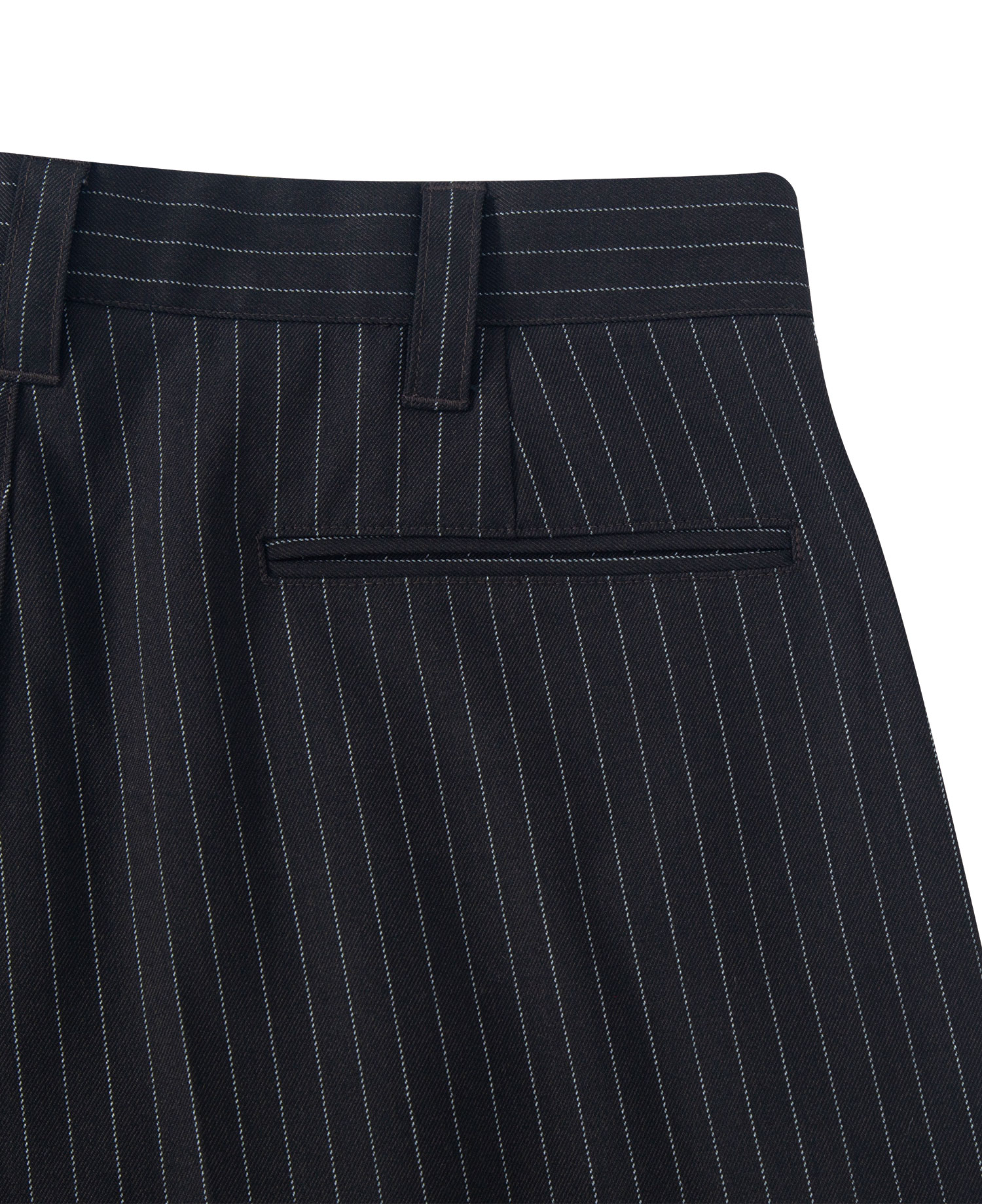 INSANE TAILORED PIN STRIPE SLACKS_BROWN