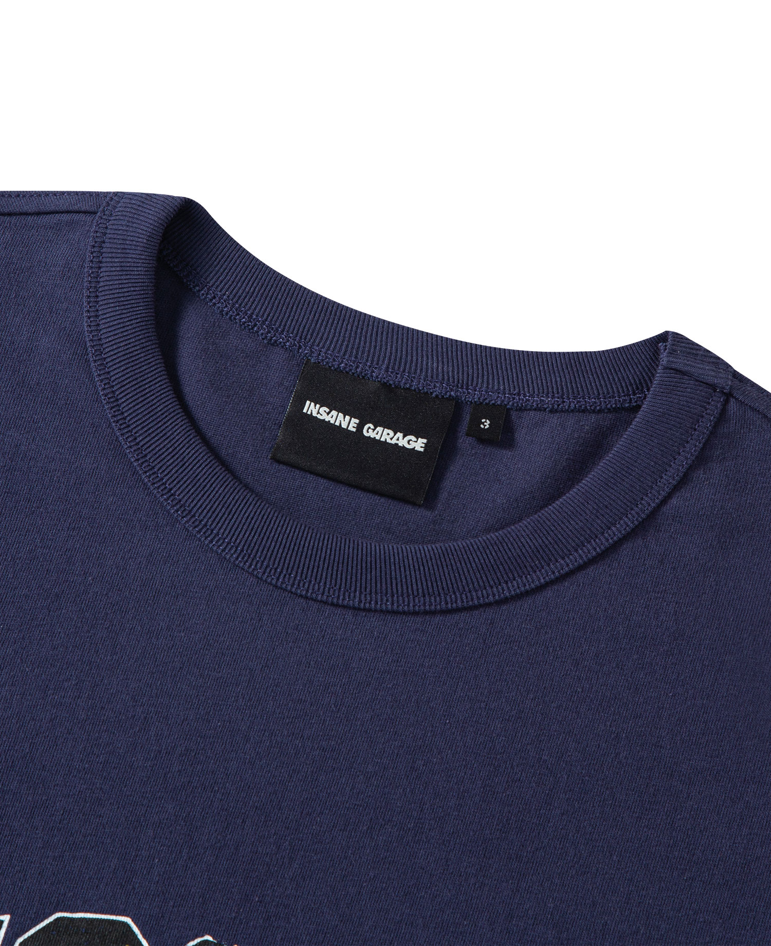 INSANE UNIVERSITY GRAPHIC T-SHIRT_NAVY