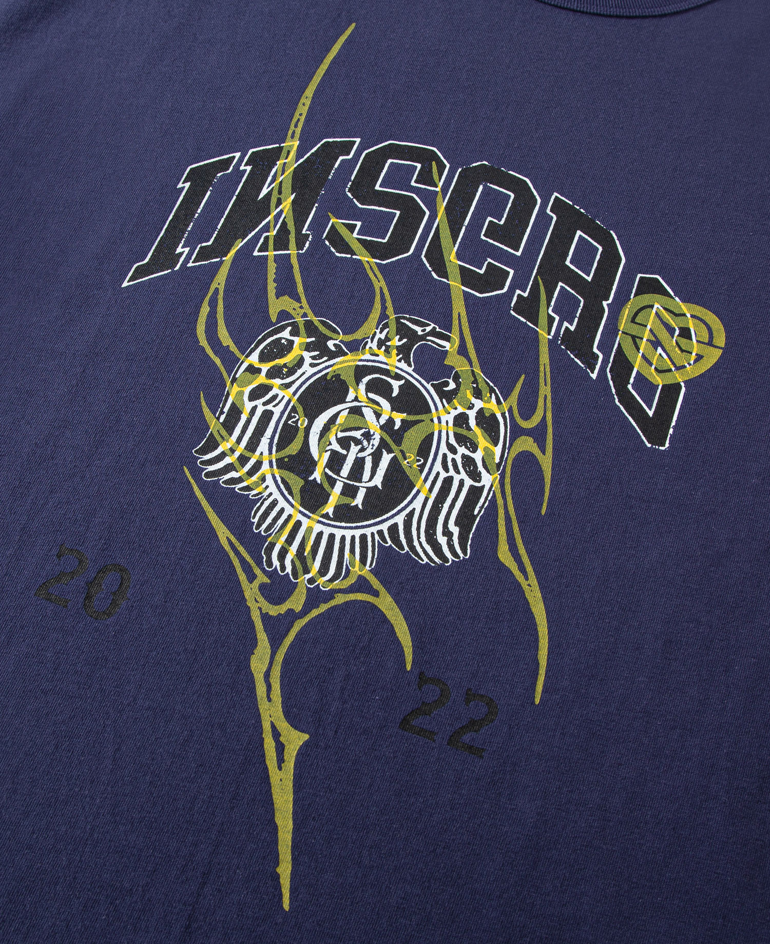 INSANE UNIVERSITY GRAPHIC T-SHIRT_NAVY