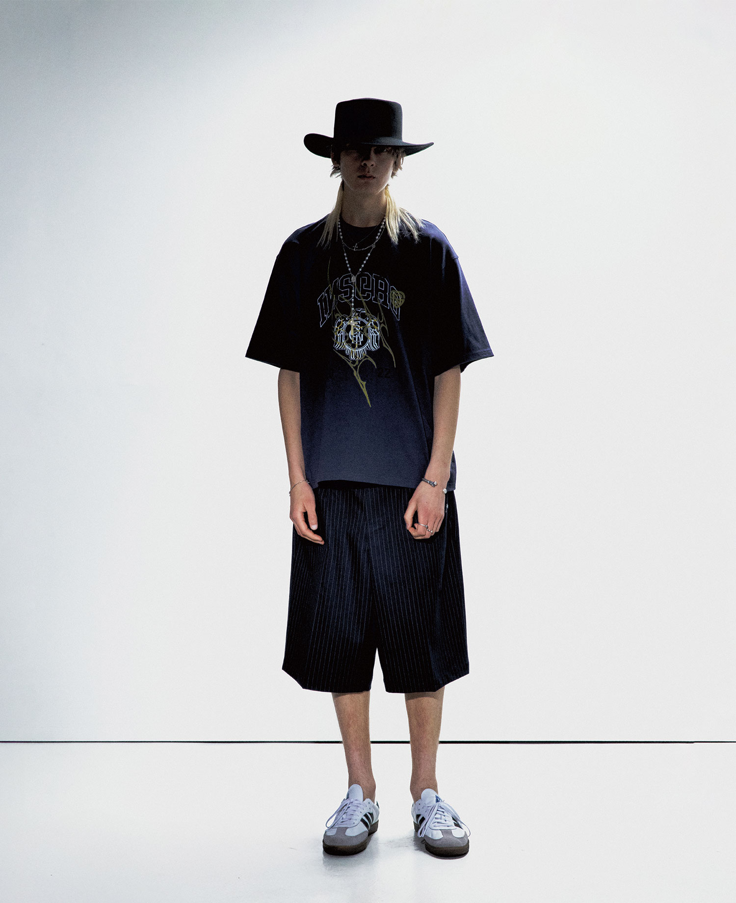 INSANE UNIVERSITY GRAPHIC T-SHIRT_NAVY