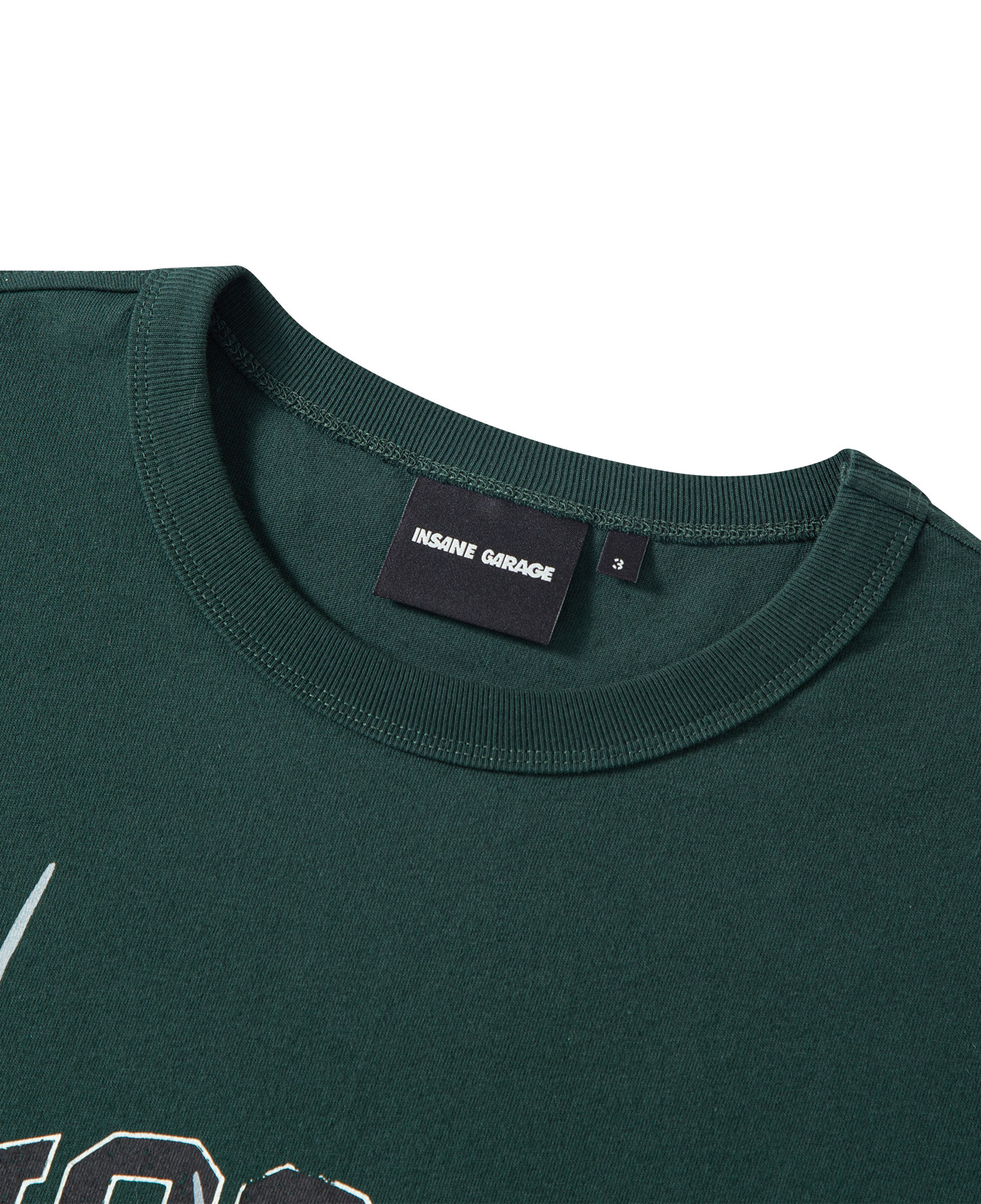 INSANE UNIVERSITY GRAPHIC T-SHIRT_GREEN