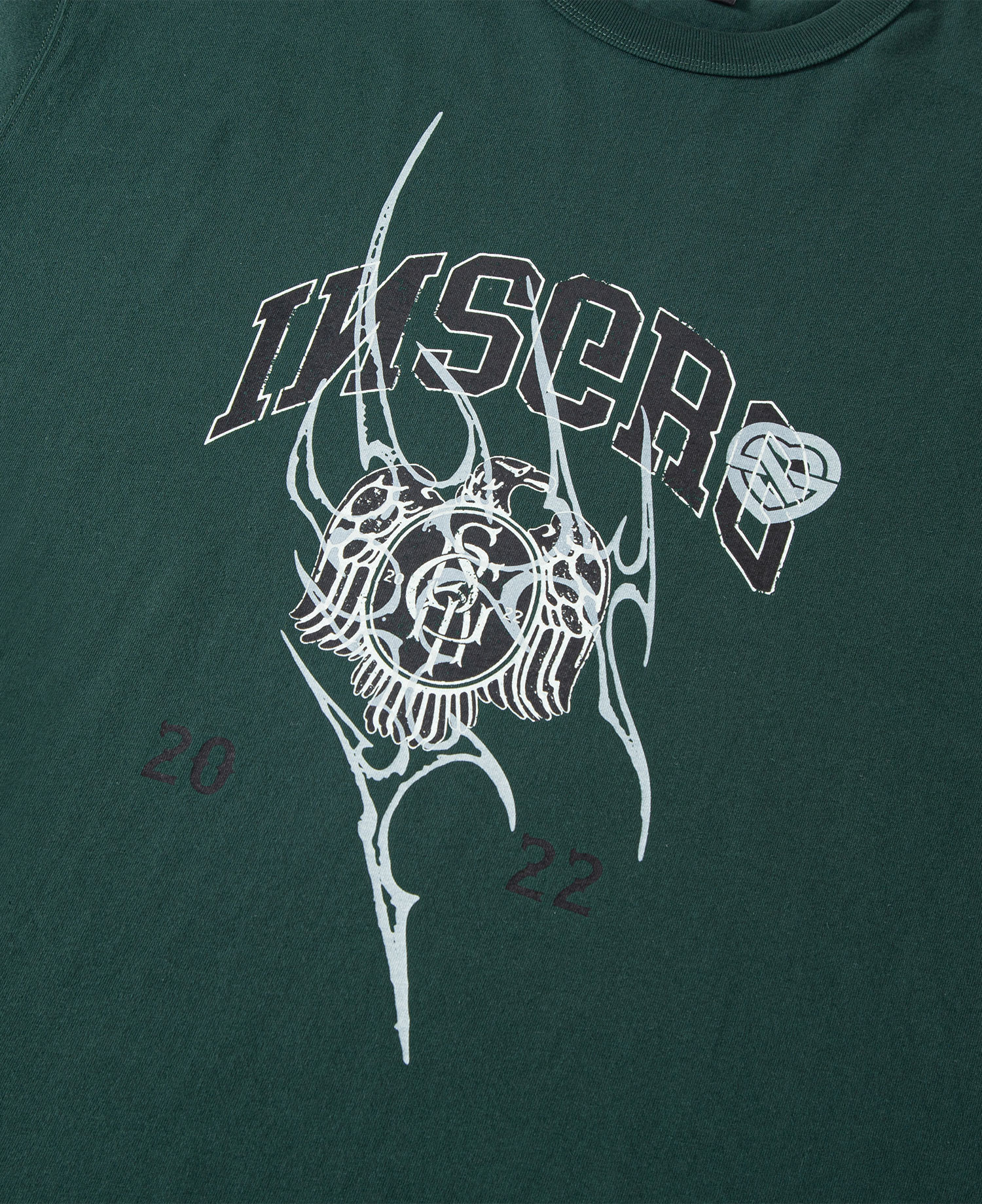 INSANE UNIVERSITY GRAPHIC T-SHIRT_GREEN