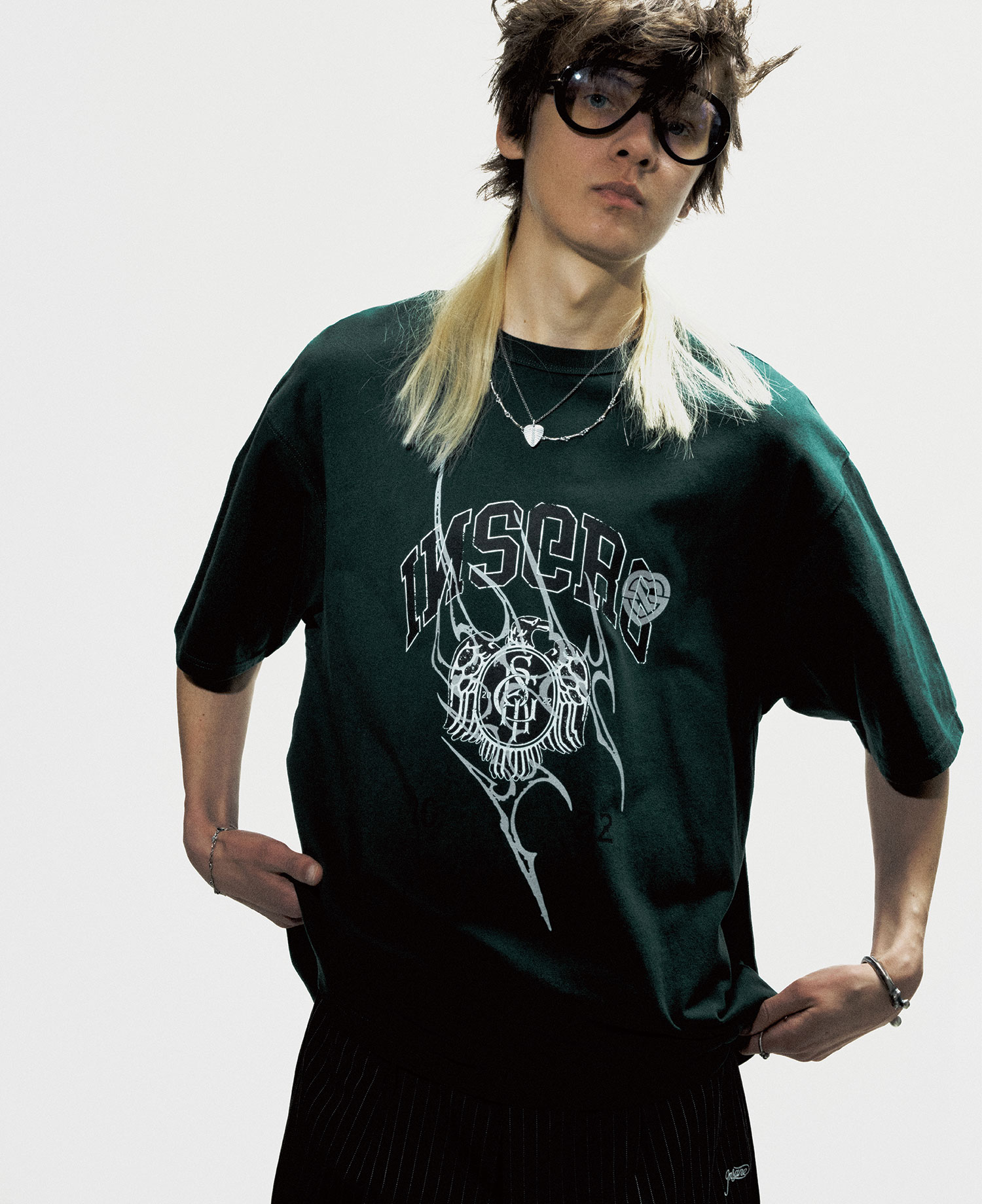 INSANE UNIVERSITY GRAPHIC T-SHIRT_GREEN