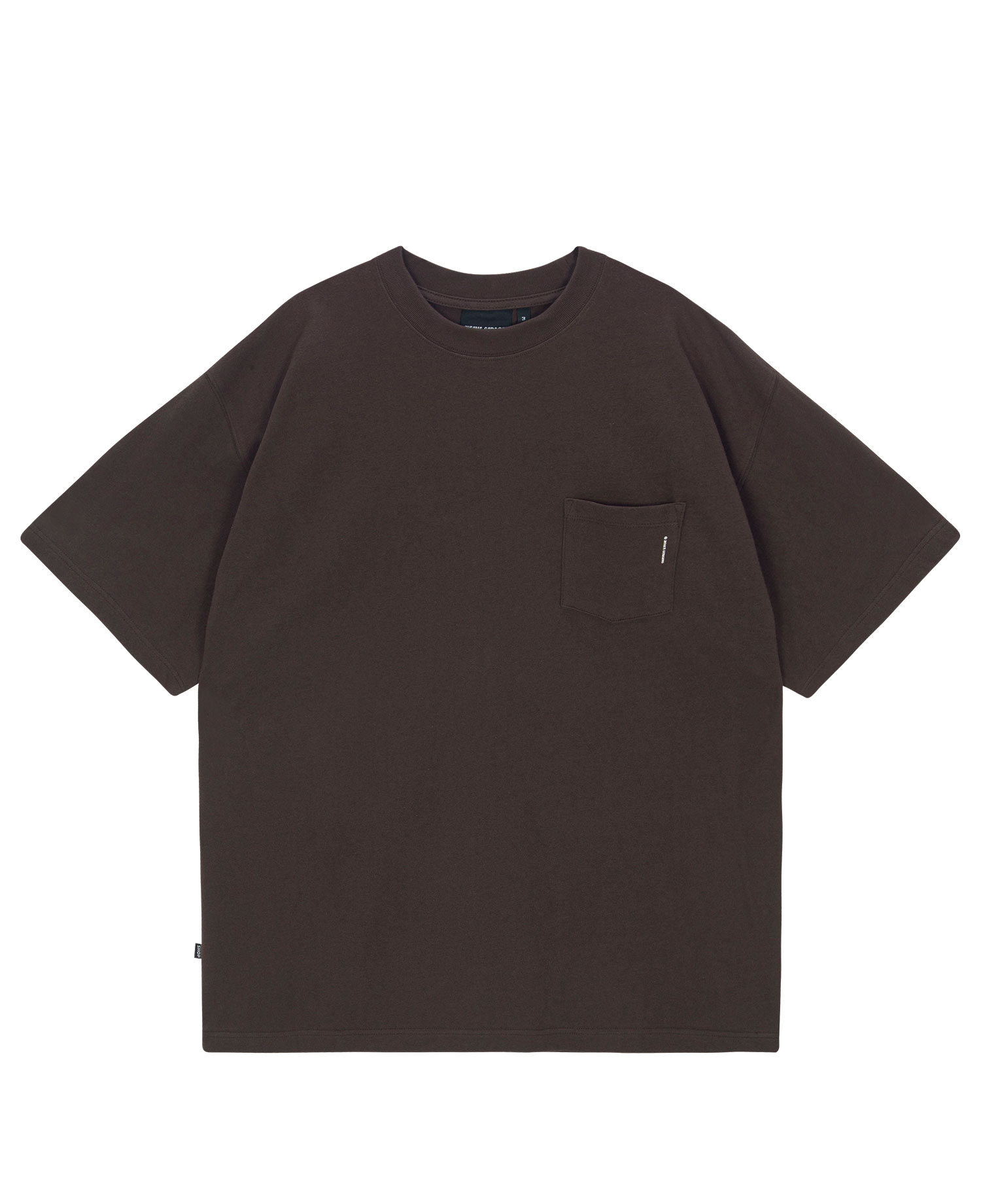 INSANE GRAPHIC POCKET T-SHIRT_BROWN