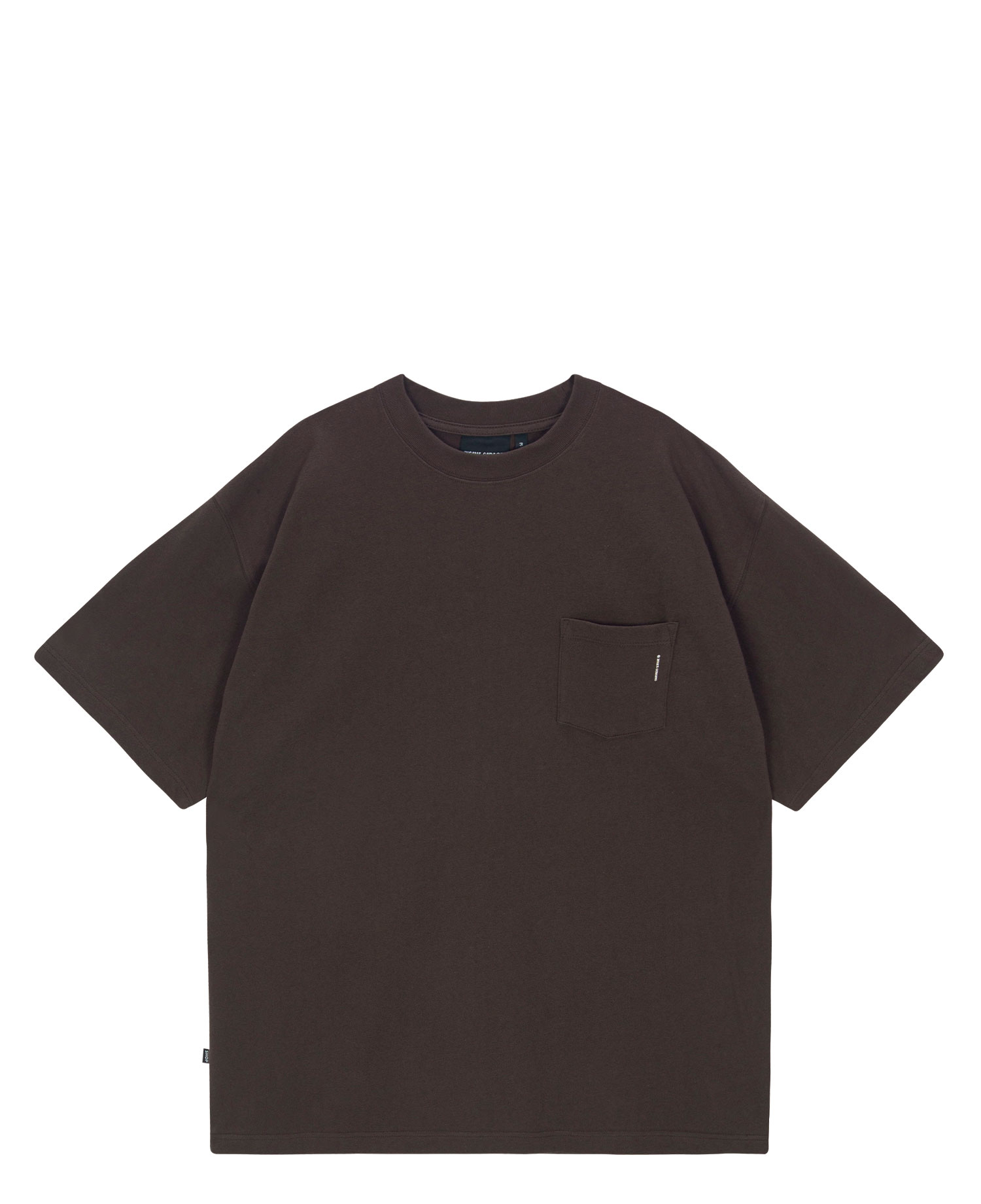 INSANE GRAPHIC POCKET T-SHIRT_BROWN