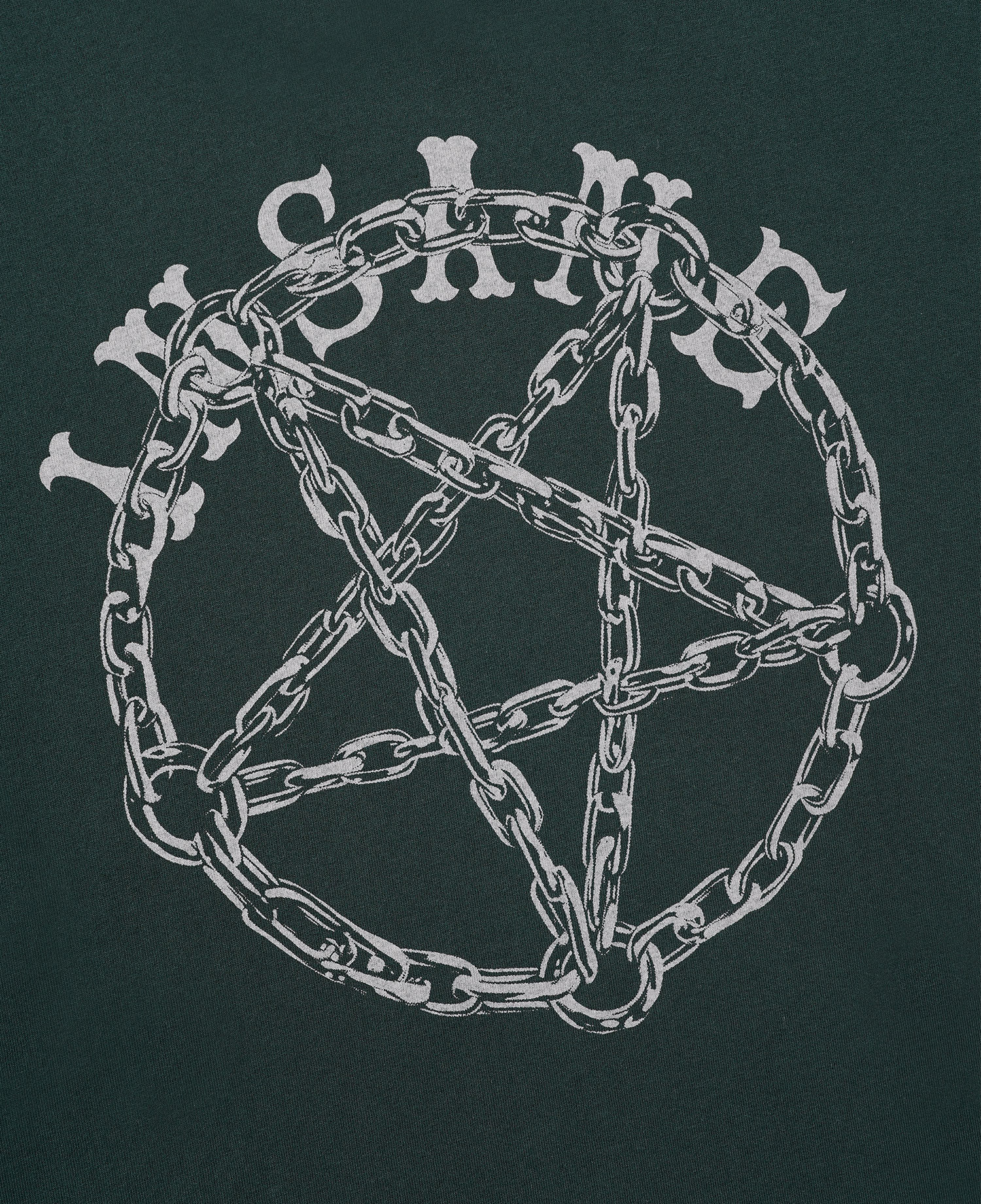 INSANE PENTAGRAM LAYERED LONG SLV_GREEN