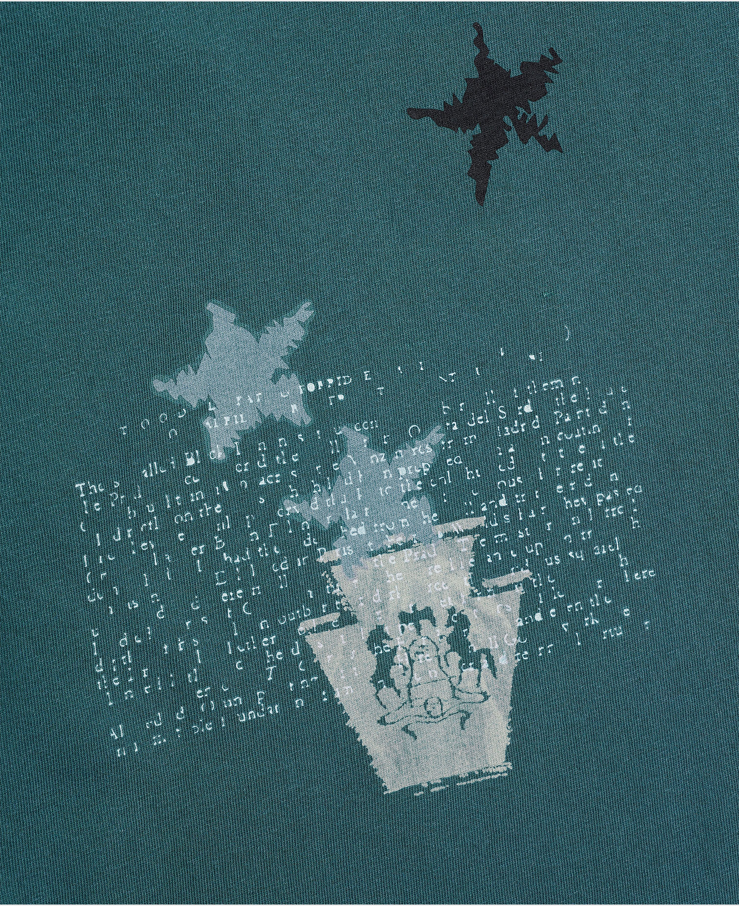 INSANE SNAKE GRAPHIC LONG SLV_TEAL
