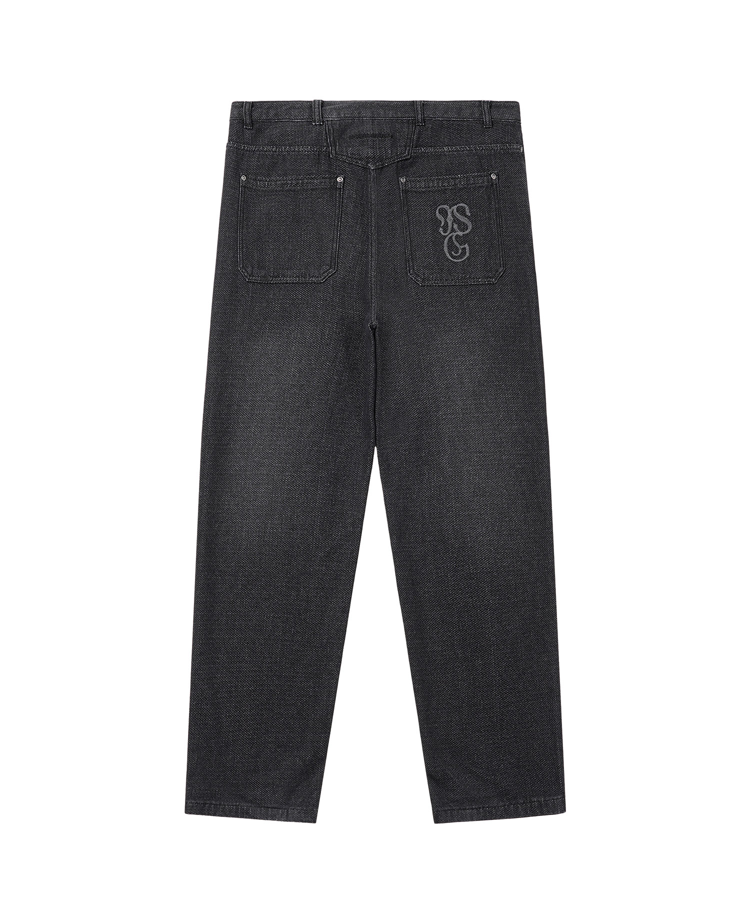 INSANE SASHIKO DENIM PANTS_DARK INDIGO