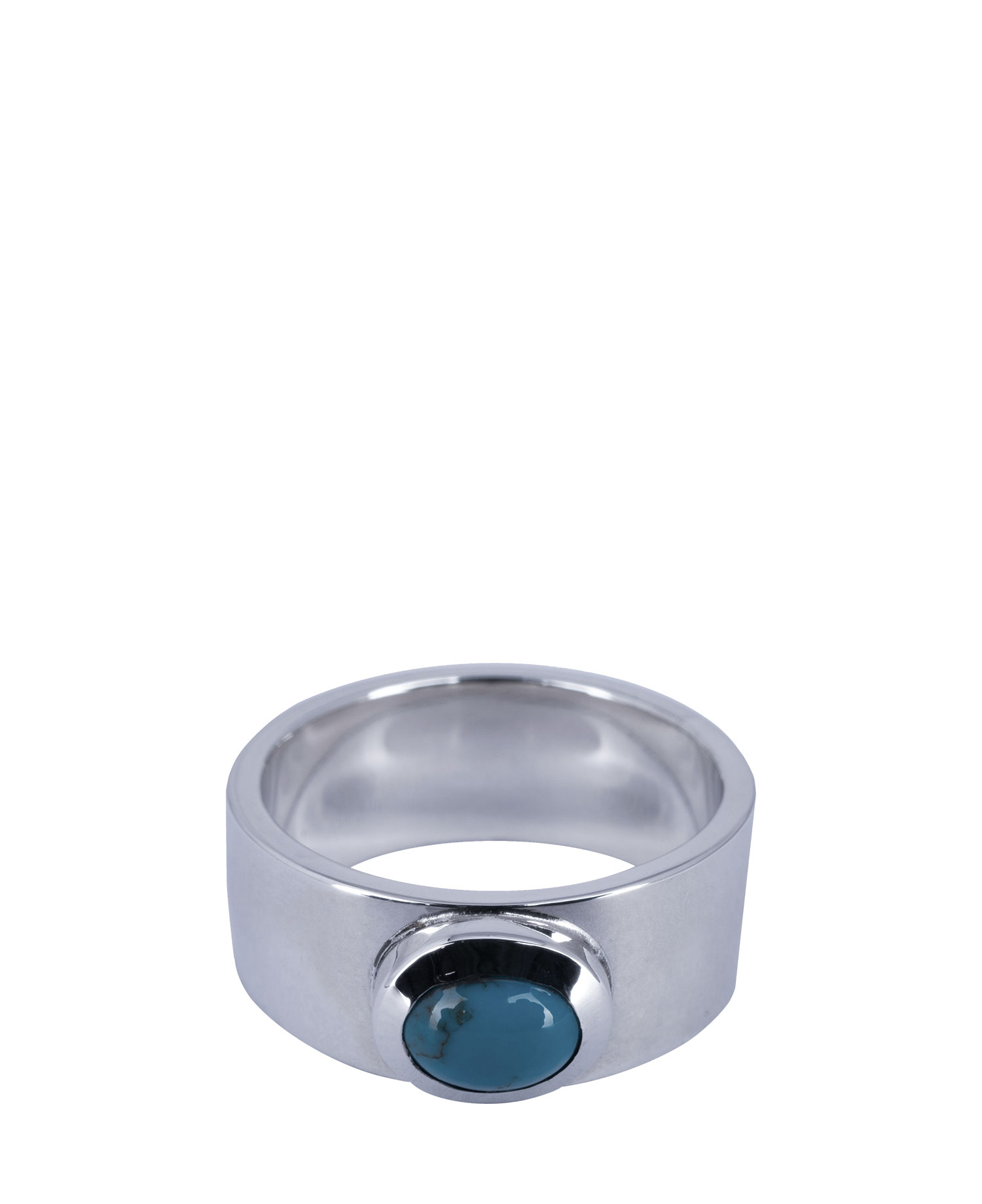 [JOSILVER] Signature Simple circle ring(M)
