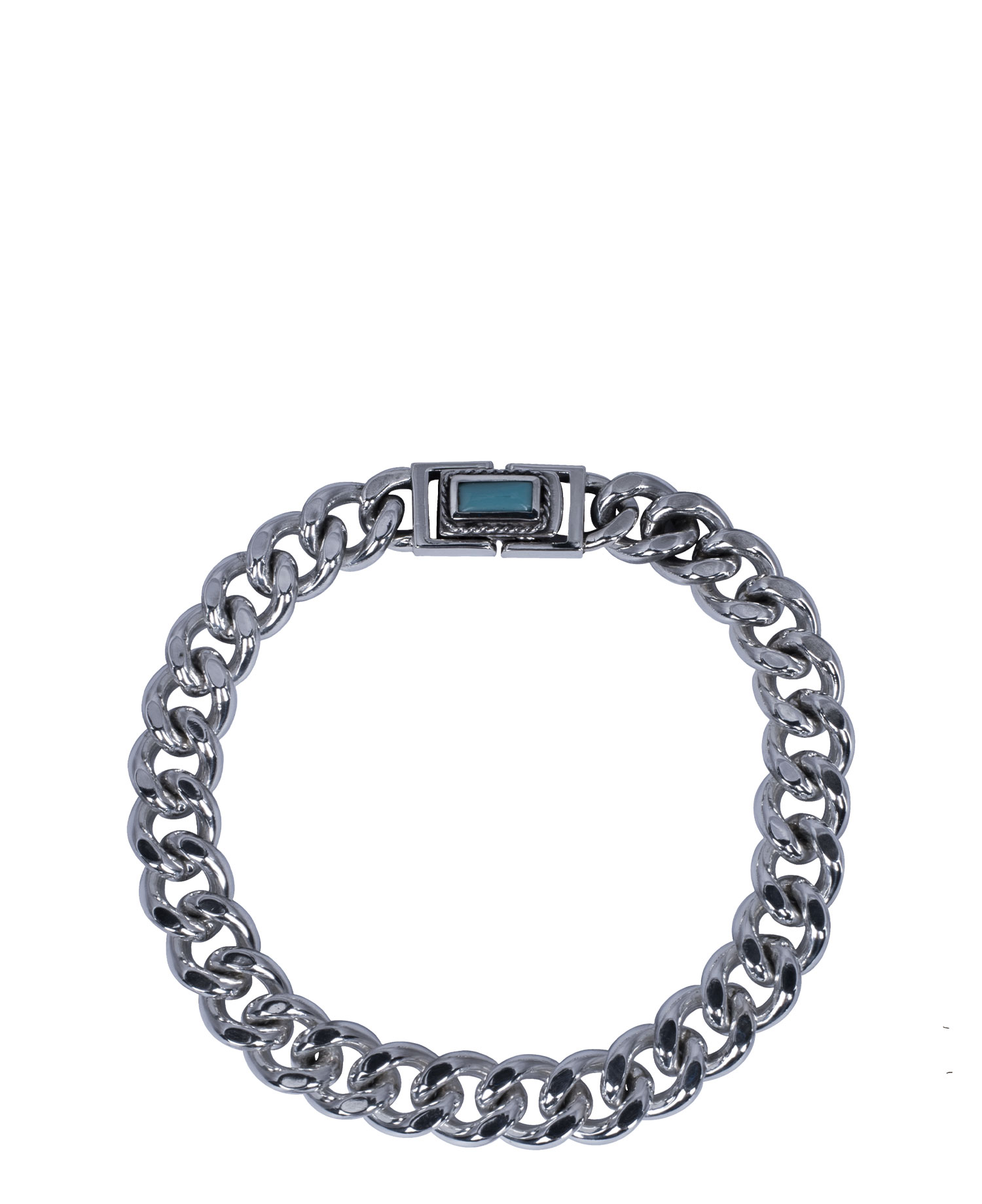 [JOSILVER] 8mm Turquoise Bracelet(Square)