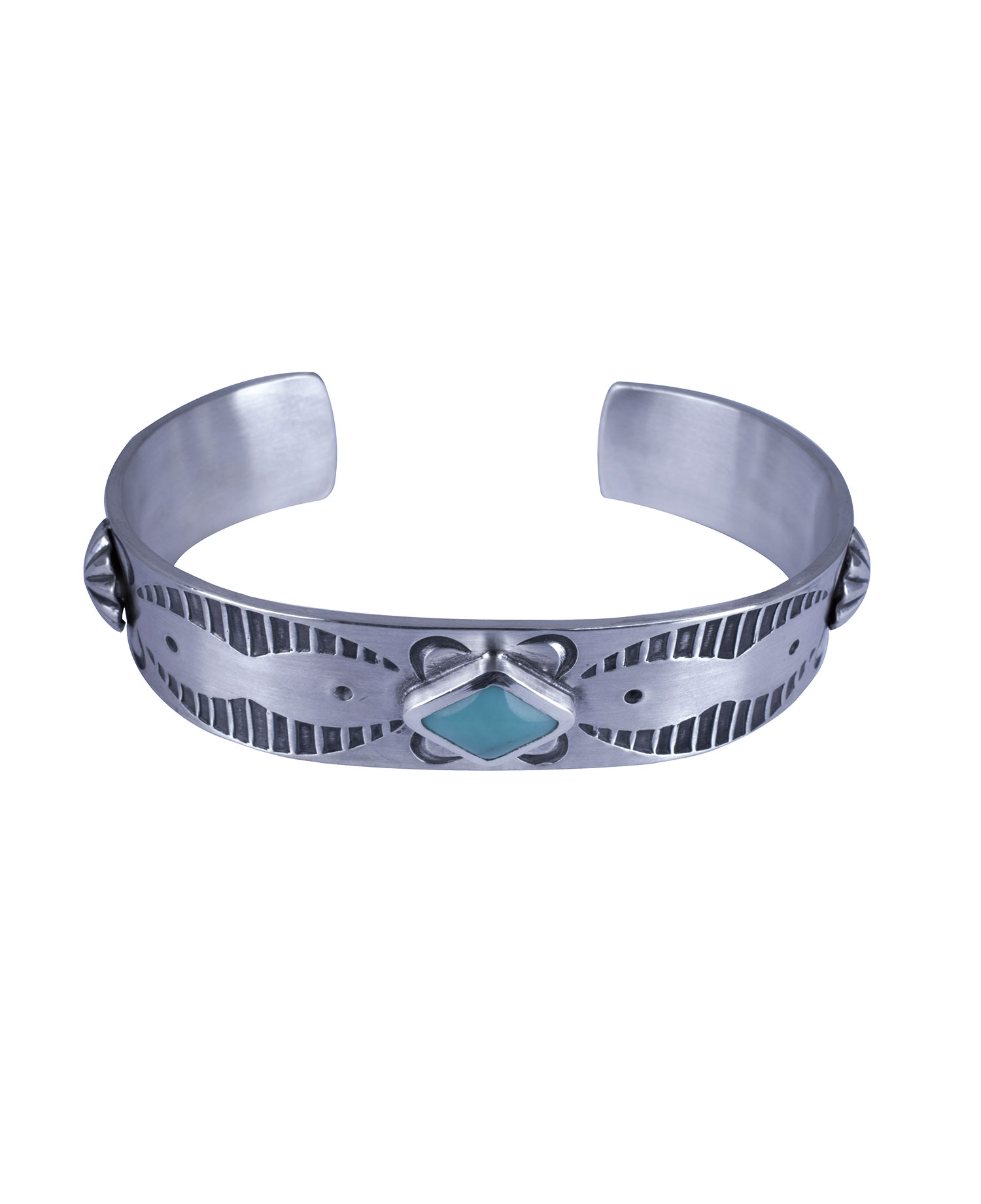 [JOSILVER] Nativeamerican Bangle (Turquoise) type.1