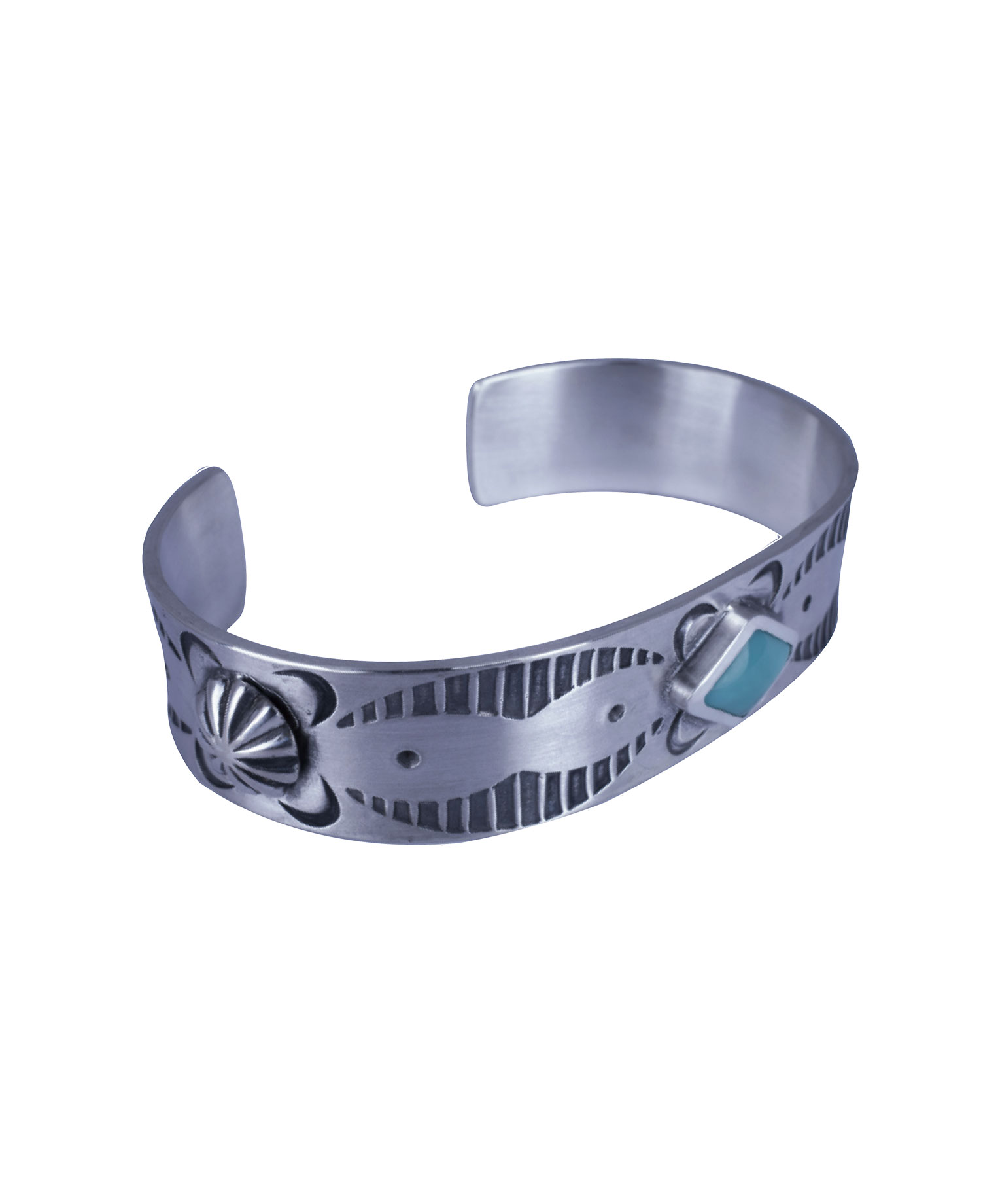 [JOSILVER] Nativeamerican Bangle (Turquoise) type.1
