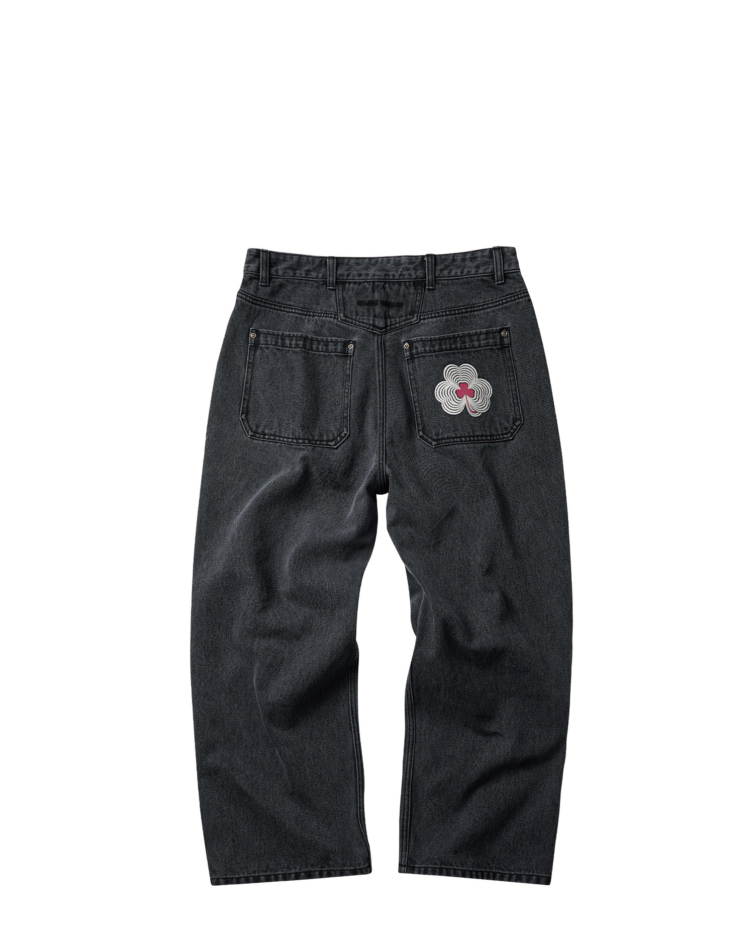 INSANE WASHED DENIM PANTS_BLACK