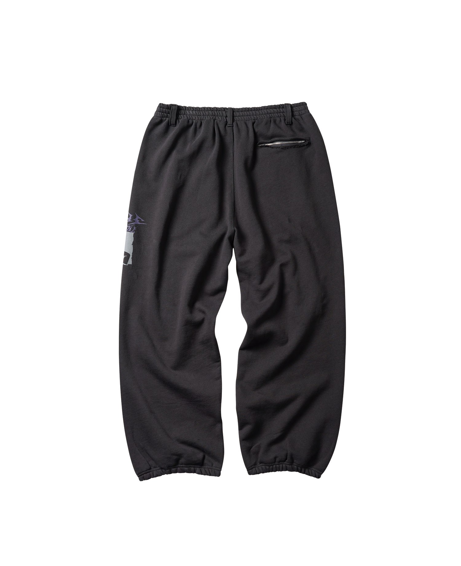 INSANE GRAPHIC LOGO SWEAT PANTS_CHARCOAL
